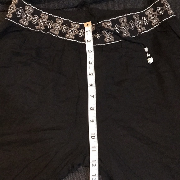 NWT Philosophy Republic Clothing Wide Leg Pants w/Bead & Embroidery Detailing-L - Picture 12 of 12